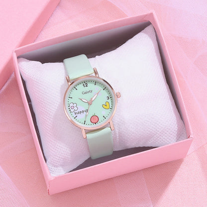 Gaiety New Women’s IS-Style PU Handbag Watch Bracelet Set with Watch – Perfect Gift for Students, Factory Direct