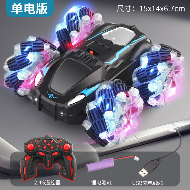 Remote Control Kids Electric Off-Road Racing Car 4-Channel Rechargeable Simulated RC Jeep Toy Vehicle for Cross-Border