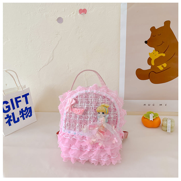 Mini Kids Backpack Cute Princess Coin Purse Accessory Bag 2023 New Travel Little-Chanel Style Backpack Wholesale