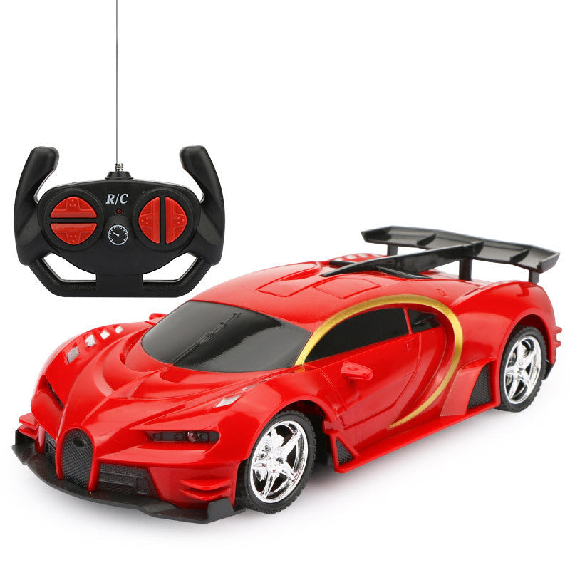Remote Control Kids Electric Off-Road Racing Car 4-Channel Rechargeable Simulated RC Jeep Toy Vehicle for Cross-Border