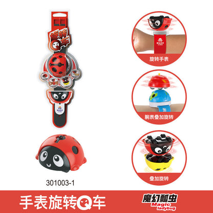 Beibei Elf Finger-Stacking Battle Spinning Top Car Inertial Q-Car Watch Toy for Kids – Cartoon Creative Mini Toy