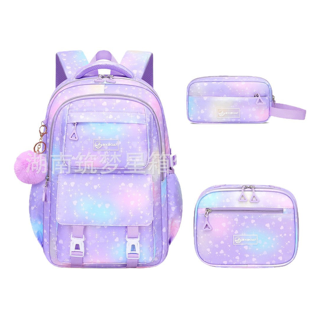 New Amazon Backpack Set for Elementary & Middle School Students (3-Piece) Lightweight, Weight-Reducing & Waterproof School Backpacks, Double Shoulder Bags