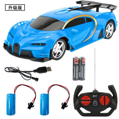 Remote Control Kids Electric Off-Road Racing Car 4-Channel Rechargeable Simulated RC Jeep Toy Vehicle for Cross-Border