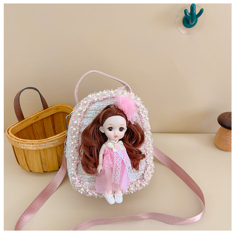 Mini Kids Backpack Cute Princess Coin Purse Accessory Bag 2023 New Travel Little-Chanel Style Backpack Wholesale