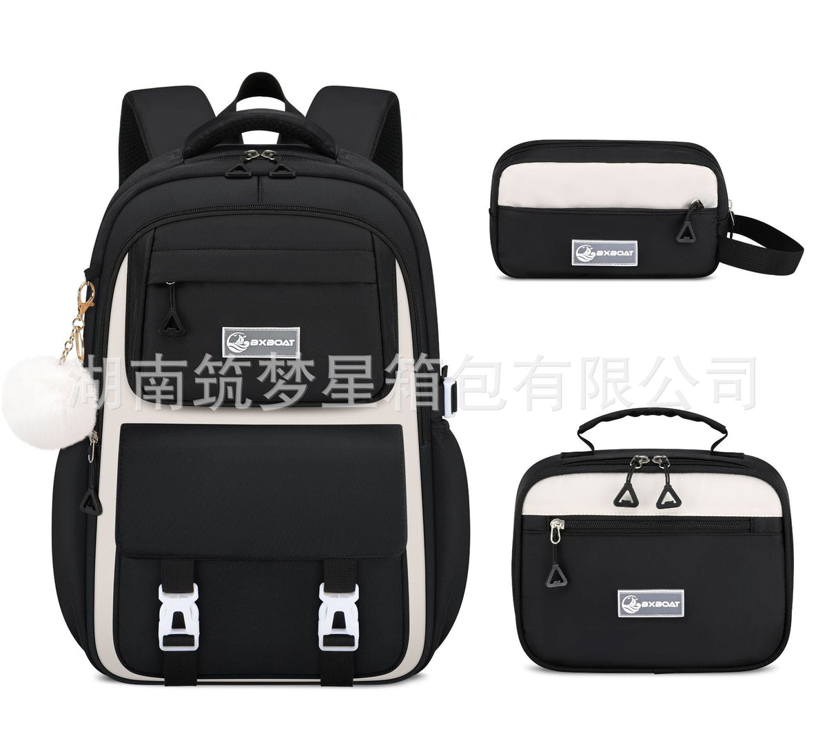 New Amazon Backpack Set for Elementary & Middle School Students (3-Piece) Lightweight, Weight-Reducing & Waterproof School Backpacks, Double Shoulder Bags