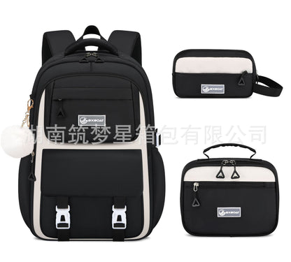 New Amazon Backpack Set for Elementary & Middle School Students (3-Piece) Lightweight, Weight-Reducing & Waterproof School Backpacks, Double Shoulder Bags