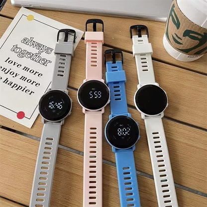 Student-Friendly LED Unicorn Sports Watch: Ins-Style, High-Beauty Forest-Core Look, Cool and Versatile for Middle & High School