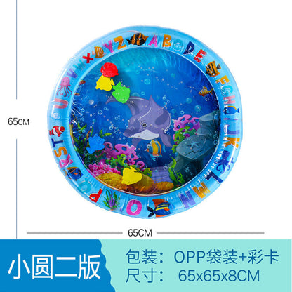 Cross-Border Children's Inflatable Water Mat, Baby Ice Mat, Baby Play Mat, Tummy Time Mat, Inflatable Crawling Mat