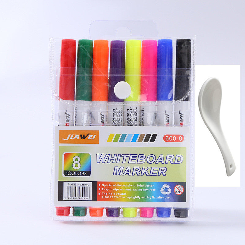 Trending Creative Floating Pen 12-Color Erasable, Washable Whiteboard Markers — Water-Based Markers for Students, Teaching & Office (Wholesale)