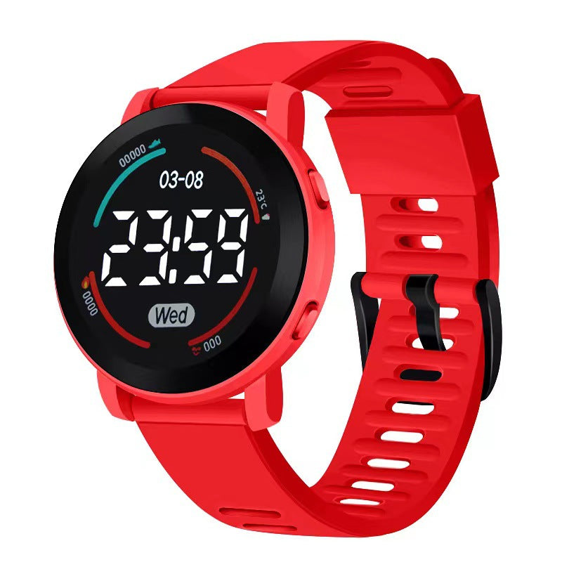 Student-Friendly LED Unicorn Sports Watch: Ins-Style, High-Beauty Forest-Core Look, Cool and Versatile for Middle & High School