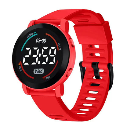 Student-Friendly LED Unicorn Sports Watch: Ins-Style, High-Beauty Forest-Core Look, Cool and Versatile for Middle & High School