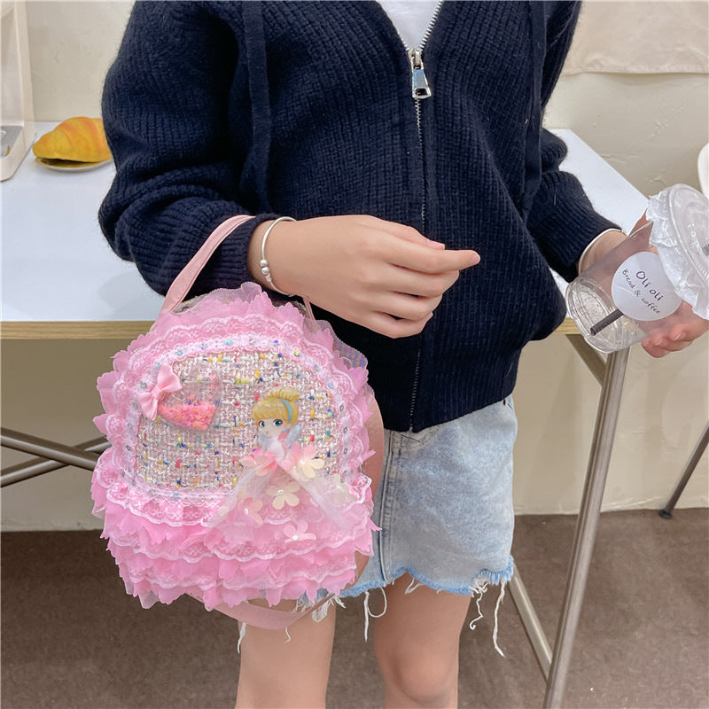 Mini Kids Backpack Cute Princess Coin Purse Accessory Bag 2023 New Travel Little-Chanel Style Backpack Wholesale