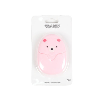 50 Travel Portable Soap Tablets Hand-washing Soap Disposable Travel Carry-on Pocket Mini Small Soap Paper