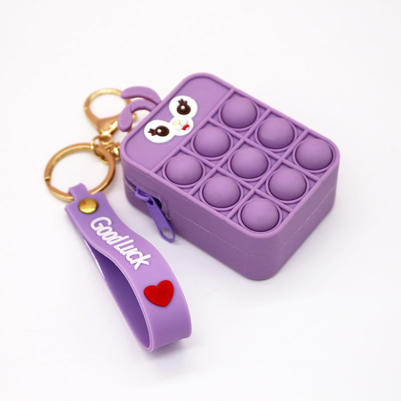 Mouse Killer Pioneer Silicone Cartoon Press Crossbody Bag Unicorn Kids Shoulder Bag Girls Crossbody Mini Square Bag Wholesale