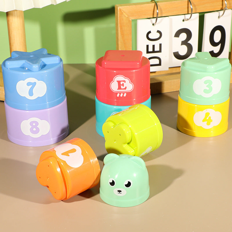 Stacking Cups Educational Toy for Children — Fun Stacking Game for Early Learning, Preschool Kindergarten