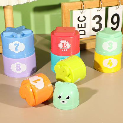 Stacking Cups Educational Toy for Children — Fun Stacking Game for Early Learning, Preschool Kindergarten