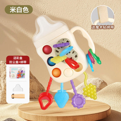 Pull-And-Play Baby Toy for 6 Months and Up, Educational and Chewable, Suitable for 0-1 Year Old Boys and Girls
