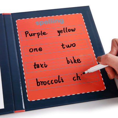 Clip-On Kids Book Early Learning: English Alphabet Letter Word-Building Magnetic Learning & Cognitive Educational Toy