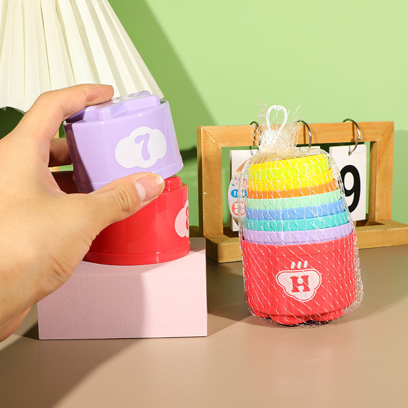 Stacking Cups Educational Toy for Children — Fun Stacking Game for Early Learning, Preschool Kindergarten