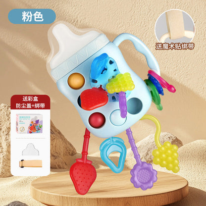 Pull-And-Play Baby Toy for 6 Months and Up, Educational and Chewable, Suitable for 0-1 Year Old Boys and Girls