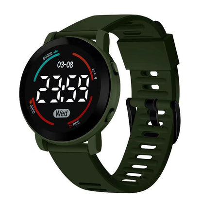 Student-Friendly LED Unicorn Sports Watch: Ins-Style, High-Beauty Forest-Core Look, Cool and Versatile for Middle & High School