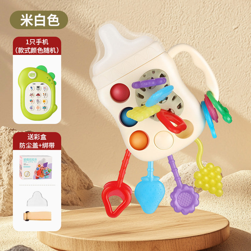 Pull-And-Play Baby Toy for 6 Months and Up, Educational and Chewable, Suitable for 0-1 Year Old Boys and Girls