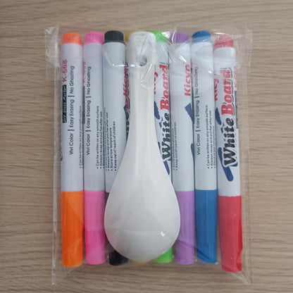 Trending Creative Floating Pen 12-Color Erasable, Washable Whiteboard Markers — Water-Based Markers for Students, Teaching & Office (Wholesale)