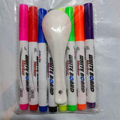 Trending Creative Floating Pen 12-Color Erasable, Washable Whiteboard Markers — Water-Based Markers for Students, Teaching & Office (Wholesale)