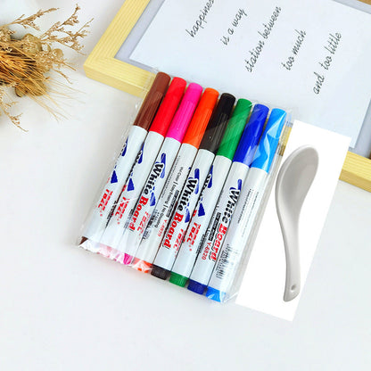 Trending Creative Floating Pen 12-Color Erasable, Washable Whiteboard Markers — Water-Based Markers for Students, Teaching & Office (Wholesale)