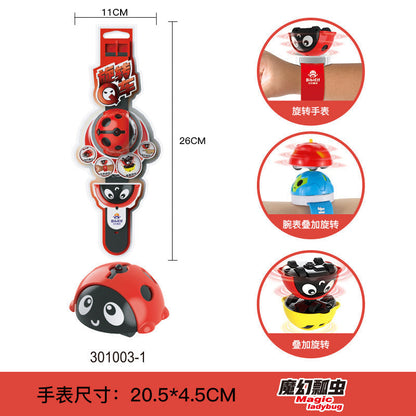 Beibei Elf Finger-Stacking Battle Spinning Top Car Inertial Q-Car Watch Toy for Kids – Cartoon Creative Mini Toy