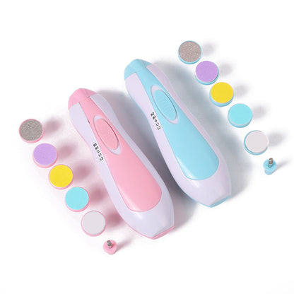 Baby Electric Nail Polisher, Multifunctional Anti-Scratch Kidsren's Nail Polisher, Baby Manicure Tool Set
