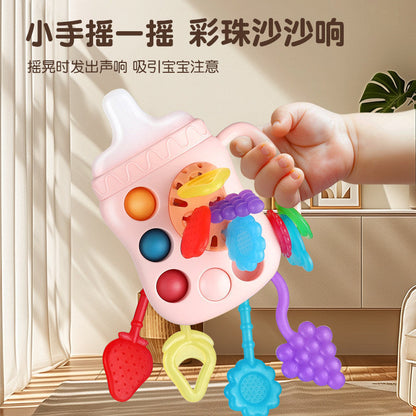 Pull-And-Play Baby Toy for 6 Months and Up, Educational and Chewable, Suitable for 0-1 Year Old Boys and Girls