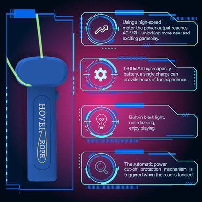 Cross-Border Electric Cat-Teasing Stress-Relief Toy, Glowing Rope Launcher, TikTok Viral Unique Decompression Zipper Rope for Wholesale