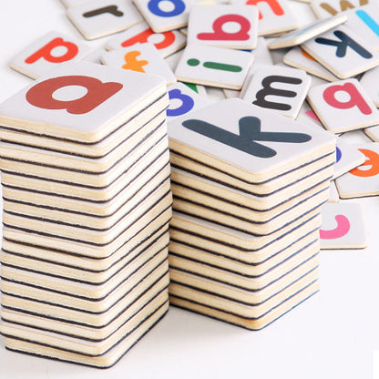Clip-On Kids Book Early Learning: English Alphabet Letter Word-Building Magnetic Learning & Cognitive Educational Toy
