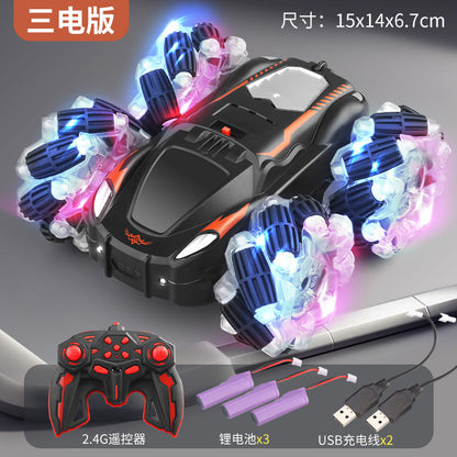 Remote Control Kids Electric Off-Road Racing Car 4-Channel Rechargeable Simulated RC Jeep Toy Vehicle for Cross-Border