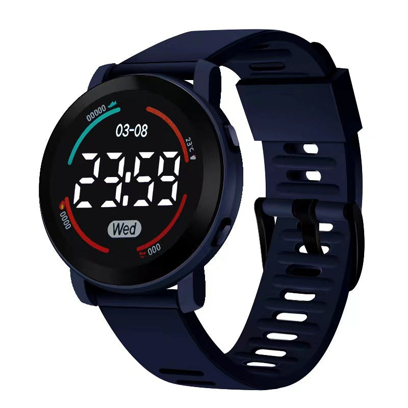 Student-Friendly LED Unicorn Sports Watch: Ins-Style, High-Beauty Forest-Core Look, Cool and Versatile for Middle & High School