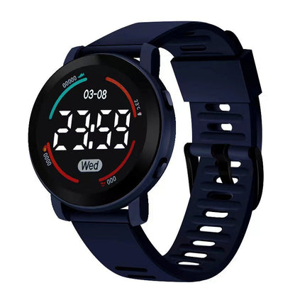 Student-Friendly LED Unicorn Sports Watch: Ins-Style, High-Beauty Forest-Core Look, Cool and Versatile for Middle & High School