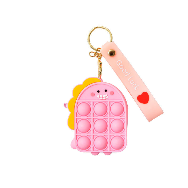 Mouse Killer Pioneer Silicone Cartoon Press Crossbody Bag Unicorn Kids Shoulder Bag Girls Crossbody Mini Square Bag Wholesale