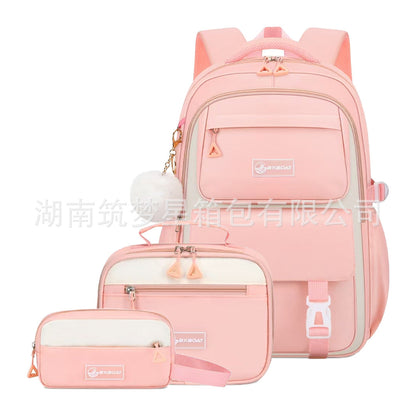 New Amazon Backpack Set for Elementary & Middle School Students (3-Piece) Lightweight, Weight-Reducing & Waterproof School Backpacks, Double Shoulder Bags