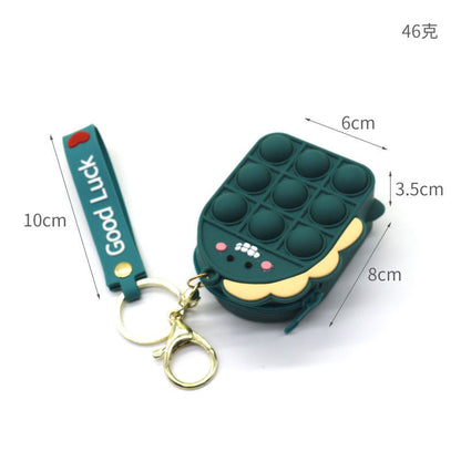 Mouse Killer Pioneer Silicone Cartoon Press Crossbody Bag Unicorn Kids Shoulder Bag Girls Crossbody Mini Square Bag Wholesale