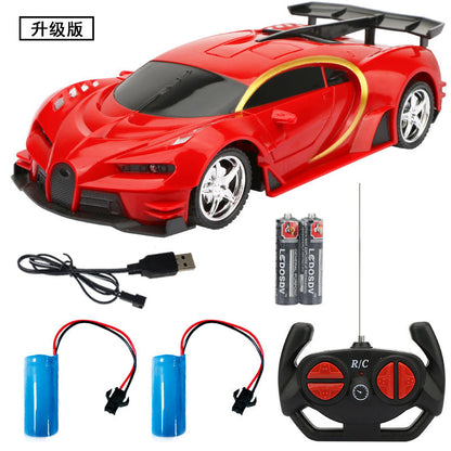 Remote Control Kids Electric Off-Road Racing Car 4-Channel Rechargeable Simulated RC Jeep Toy Vehicle for Cross-Border