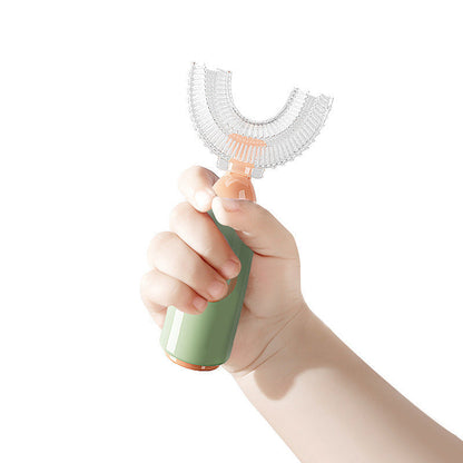 Silicone Children U-shaped Toothbrush Manual Lazy Toothbrush Baby Mouth Tooth Cleaner Wholesale