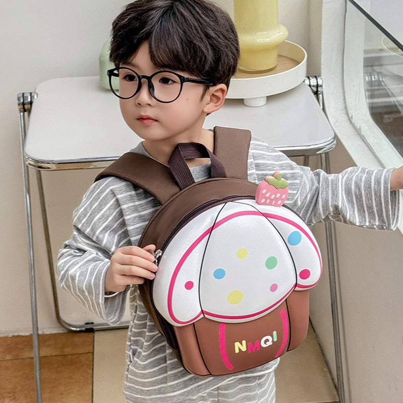 New Kids Bag Collection Cute Cartoon Small-Label Design Boys &amp; Girls 2025 Lightweight Backpack for Kindergarten