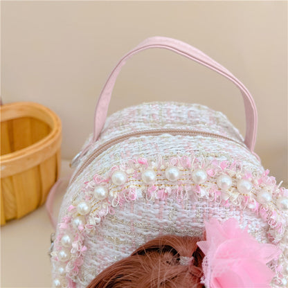 Mini Kids Backpack Cute Princess Coin Purse Accessory Bag 2023 New Travel Little-Chanel Style Backpack Wholesale