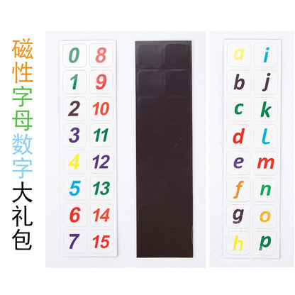 Colorful English Letter Magnetic Stickers Magnetic Teaching Aids Soft Magnetic Chinese Pinyin Refrigerator Magnets Kids English Word Cards