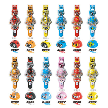 Beibei Elf Finger-Stacking Battle Spinning Top Car Inertial Q-Car Watch Toy for Kids – Cartoon Creative Mini Toy