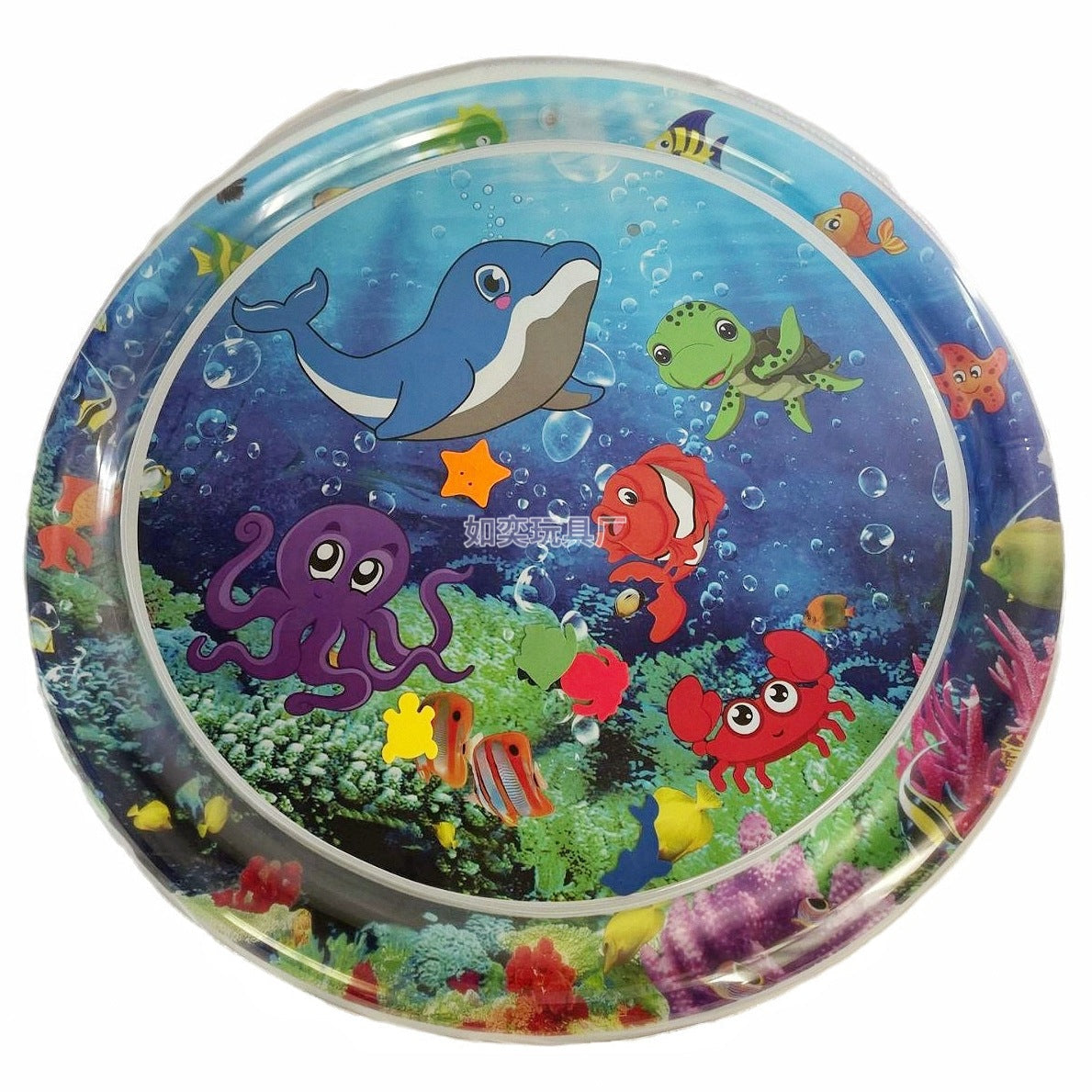 Cross-Border Children's Inflatable Water Mat, Baby Ice Mat, Baby Play Mat, Tummy Time Mat, Inflatable Crawling Mat