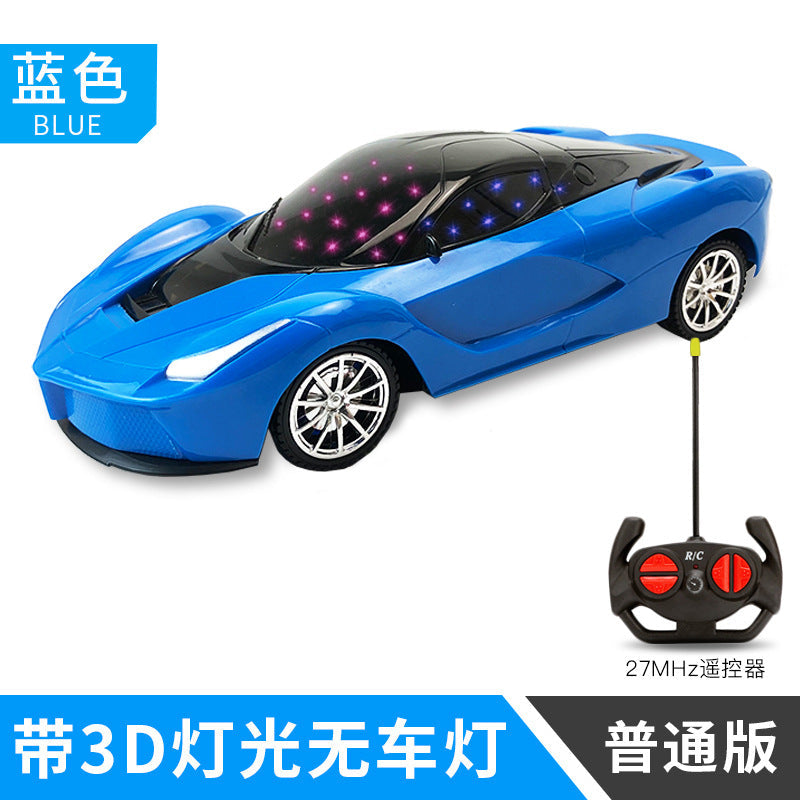 Remote Control Kids Electric Off-Road Racing Car 4-Channel Rechargeable Simulated RC Jeep Toy Vehicle for Cross-Border